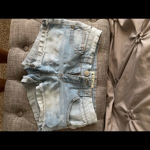 Paris Blue low rise shorts size 3!